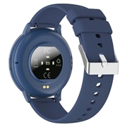 T6 Fitness Smart Watch with Bluetooth Calling, Heart Rate - 1.38" - Blue